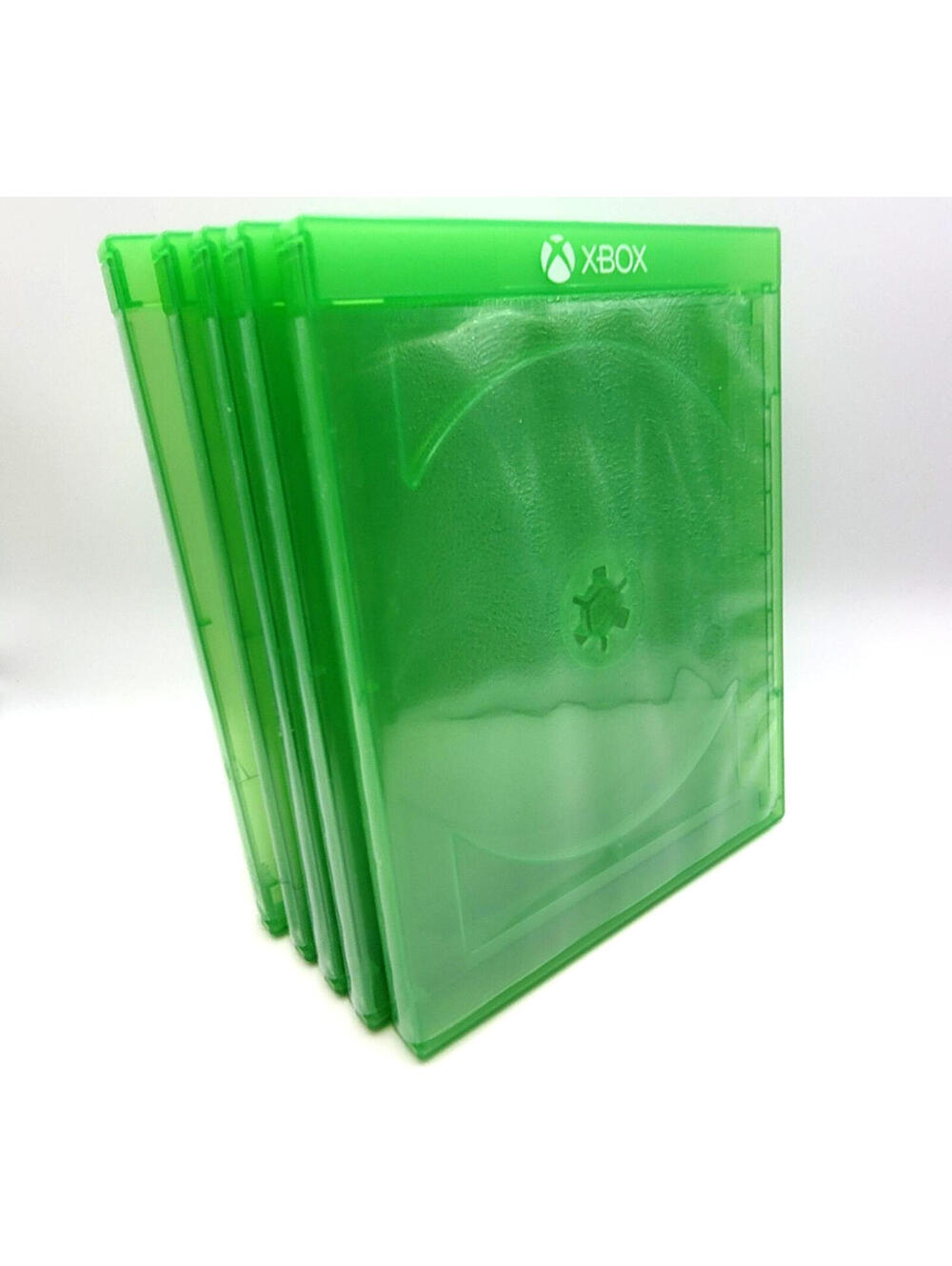 5x XBox One Game Cases Boxes Replacements Microsoft X-Box 1 - Green - Brand New